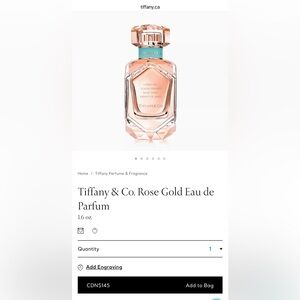 SEALED IN BOX - Tiffany & Co. Rose Gold